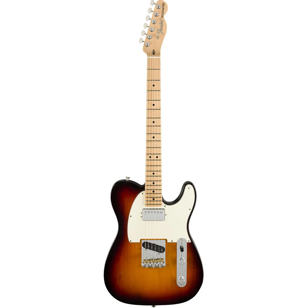 Fender American Performer Tele Hum - 3 Tone Sunburst - Maple Neck