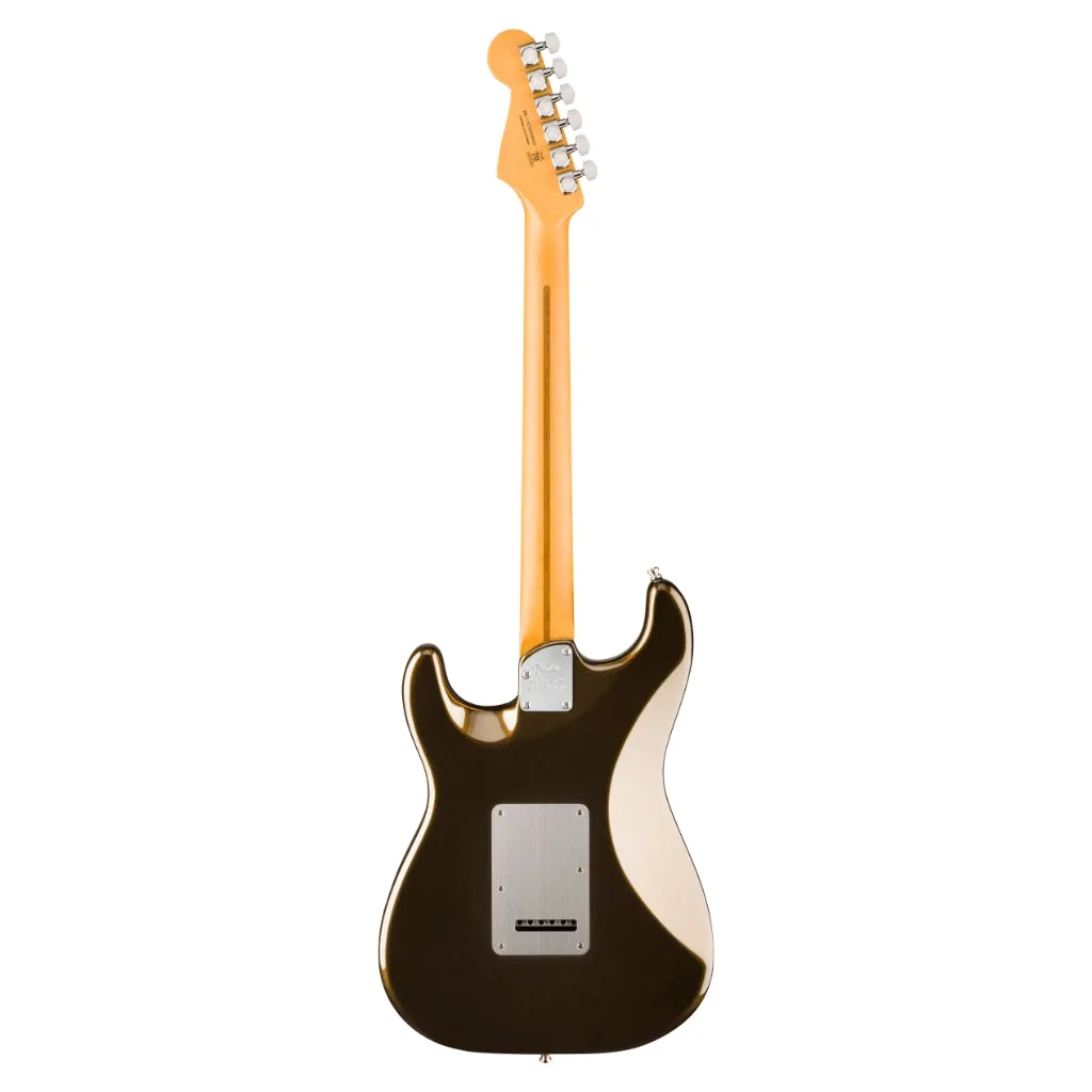 Fender American Ultra II Ebony Fingerboard HSS Stratocaster - Texas Tea