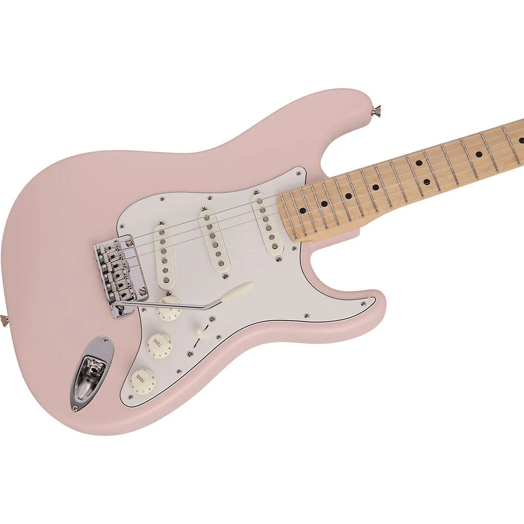 Fender Made in Japan Junior Collection Stratocaster, Maple Fingerboard, Satin Shell Pink
