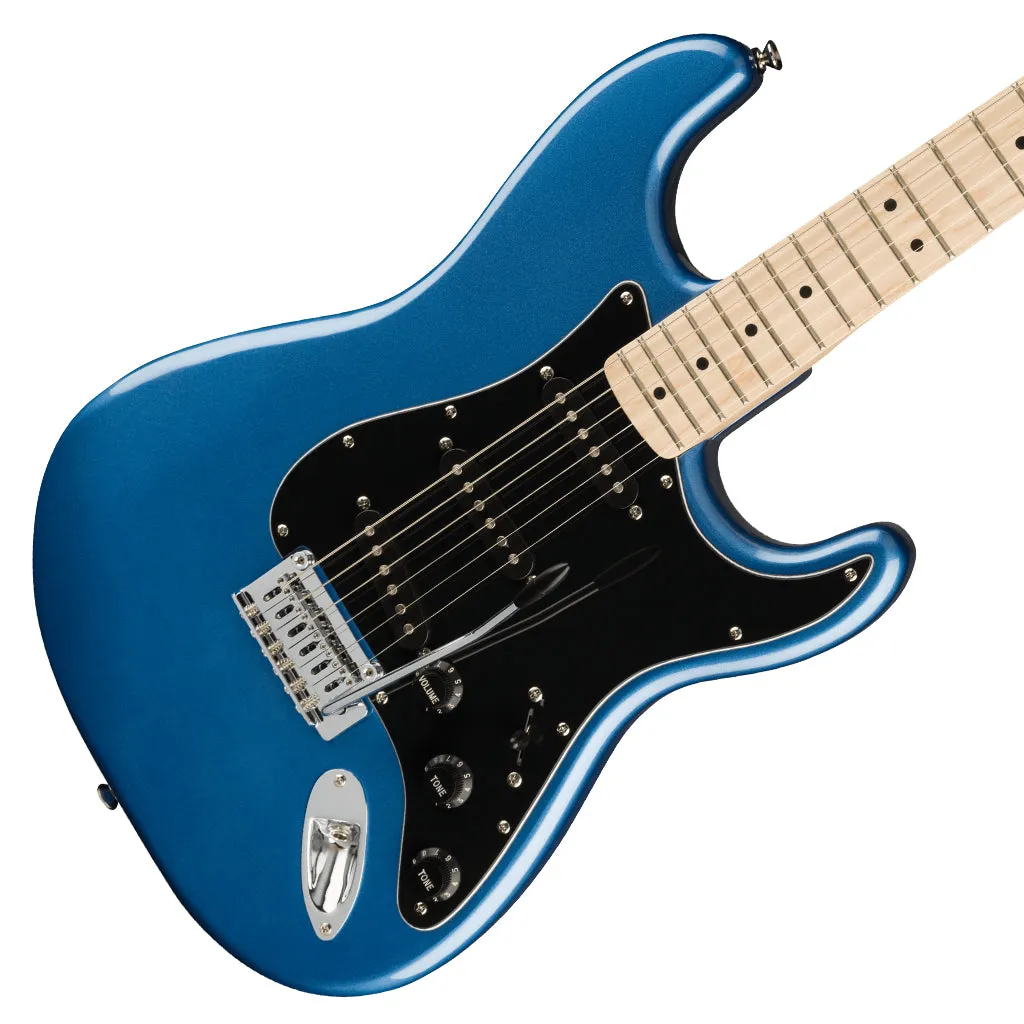 Fender Squier Affinity Stratocaster Black Pick Guard - Lake Placid Blue - Maple