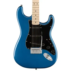 Fender Squier Affinity Stratocaster Black Pick Guard - Lake Placid Blue - Maple