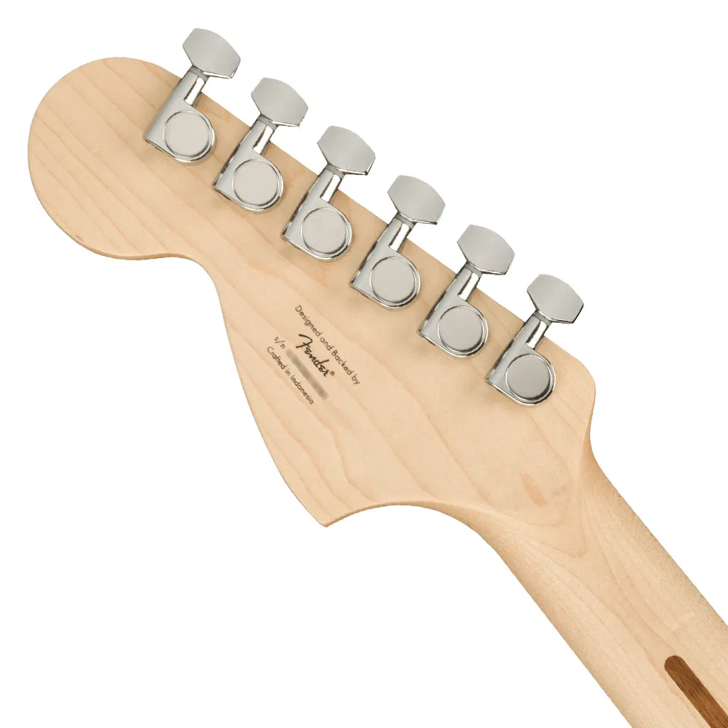 Fender Squier Affinity Stratocaster Black Pick Guard - Lake Placid Blue - Maple