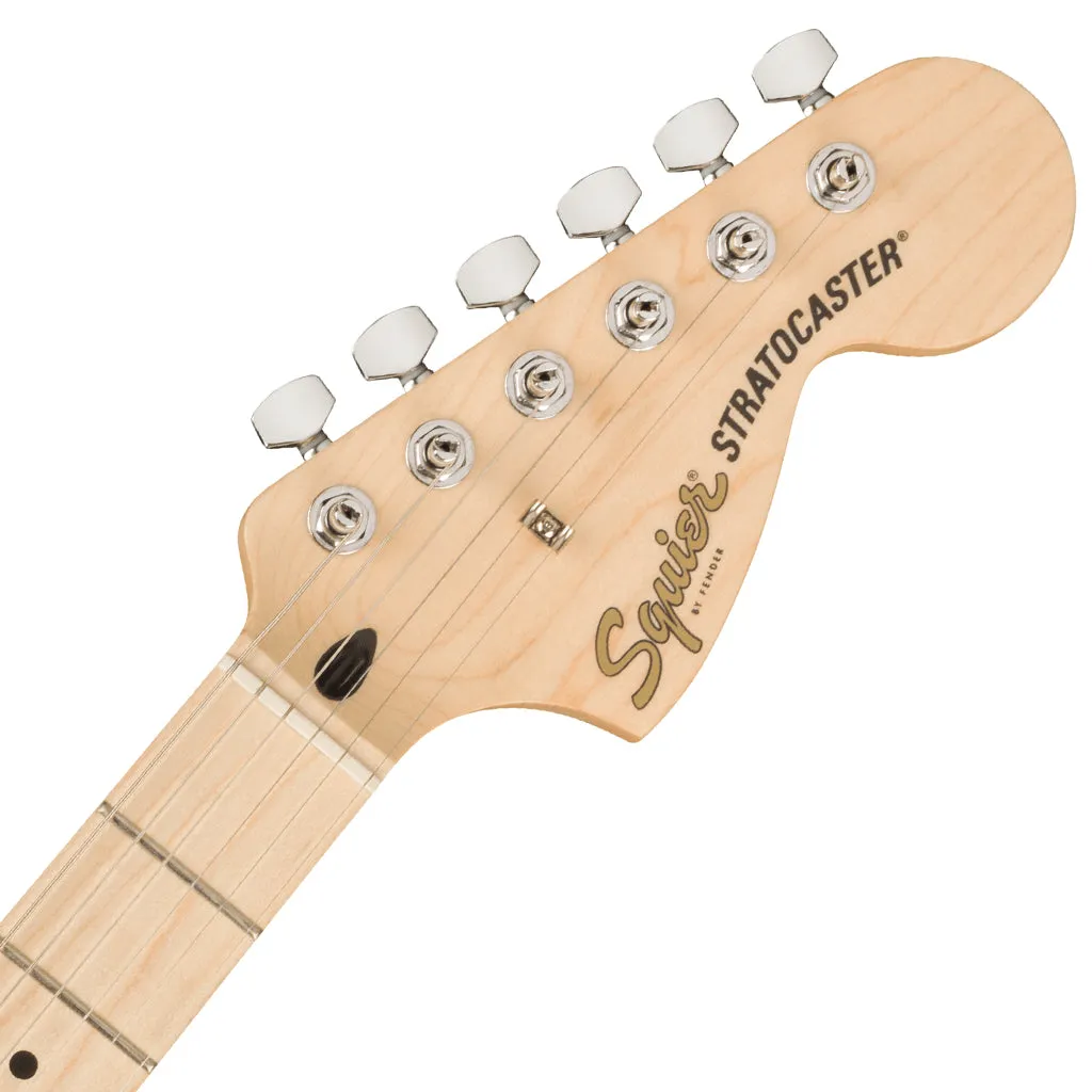 Fender Squier Affinity Stratocaster Black Pick Guard - Lake Placid Blue - Maple