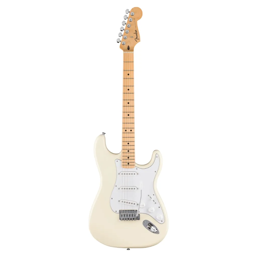 Fender Standard Stratocaster, Maple Fingerboard Electric Guitar - Olympic White