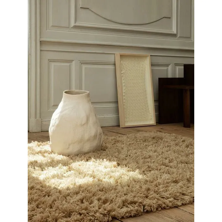 Ferm Living Meadow High Pile Rug 200x300 Cm, Light Sand