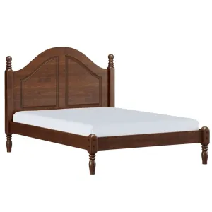 Finestra Ouro Solid Wood Bed Double L1880 x 1370mm Coffee