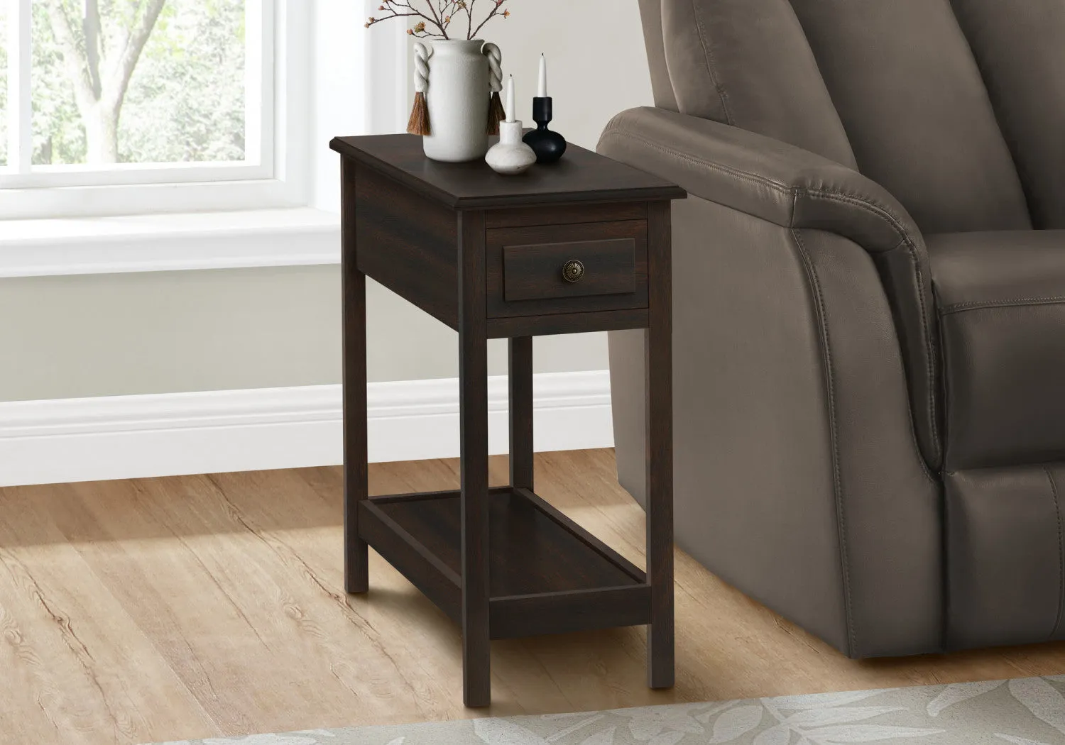 Flint Side Table - Walnut