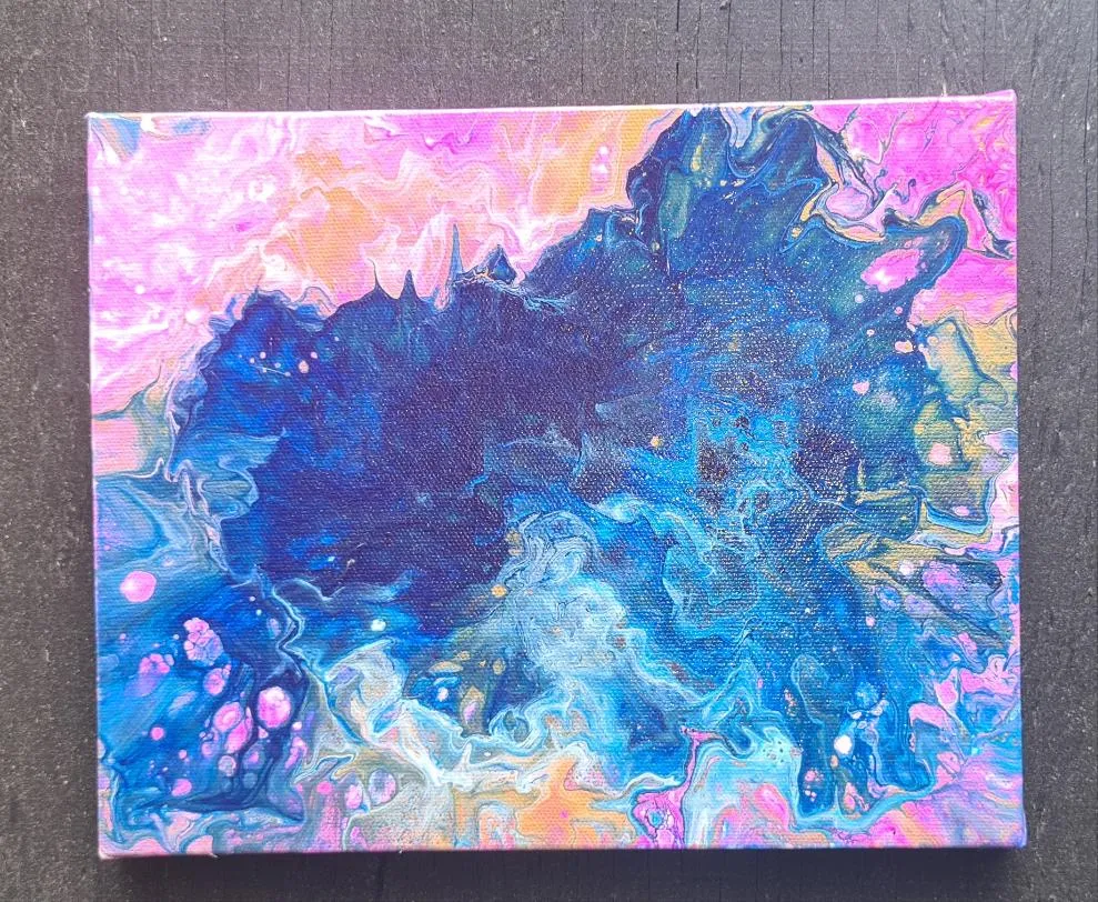 FLUID ART-painted by me