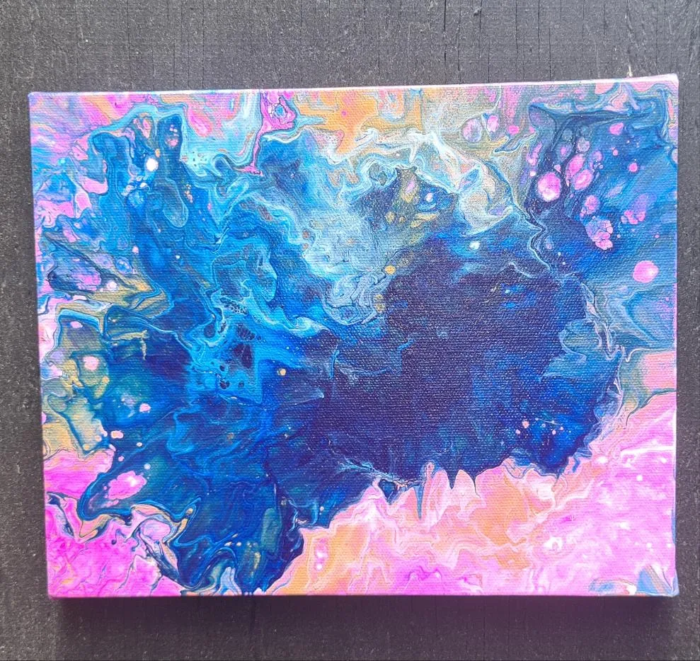 FLUID ART-painted by me