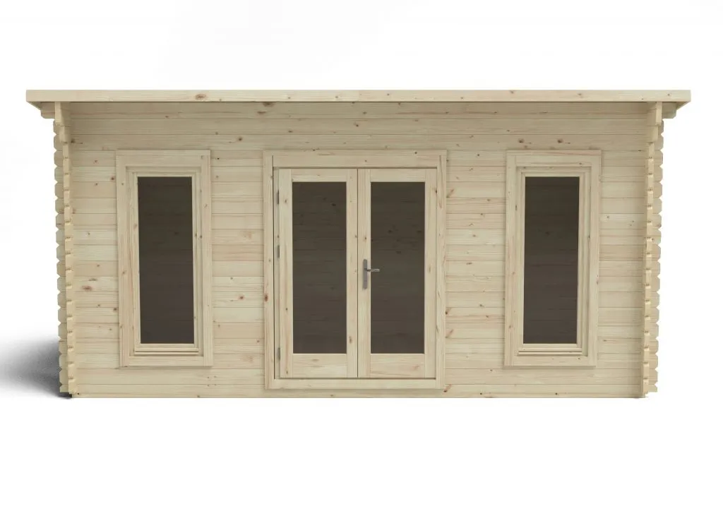 Forest Garden Elmley 5m x 3m Double Glazed Log Cabin - 24kg Polyester Felt plus Underlay