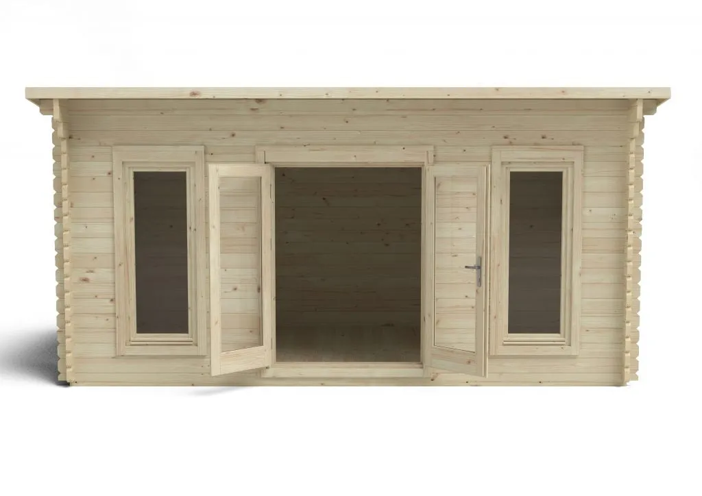Forest Garden Elmley 5m x 3m Double Glazed Log Cabin - 24kg Polyester Felt plus Underlay