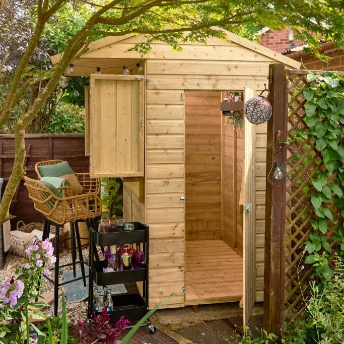 Forest Garden Shiplap PTR 4x6 Apex Garden Bar