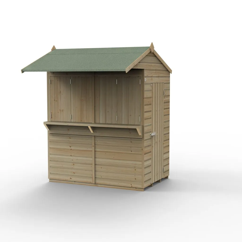 Forest Garden Shiplap PTR 4x6 Apex Garden Bar