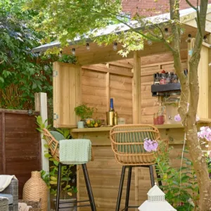 Forest Garden Shiplap PTR 4x6 Apex Garden Bar