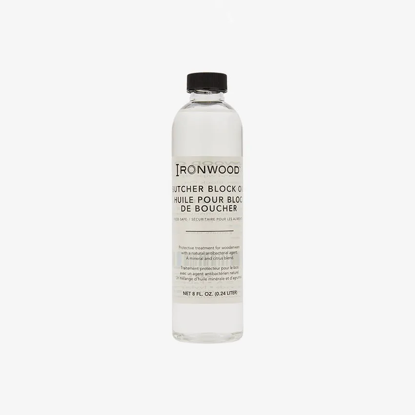 Fox Run | Butcher Block Oil, Protective Treatment for Wood
