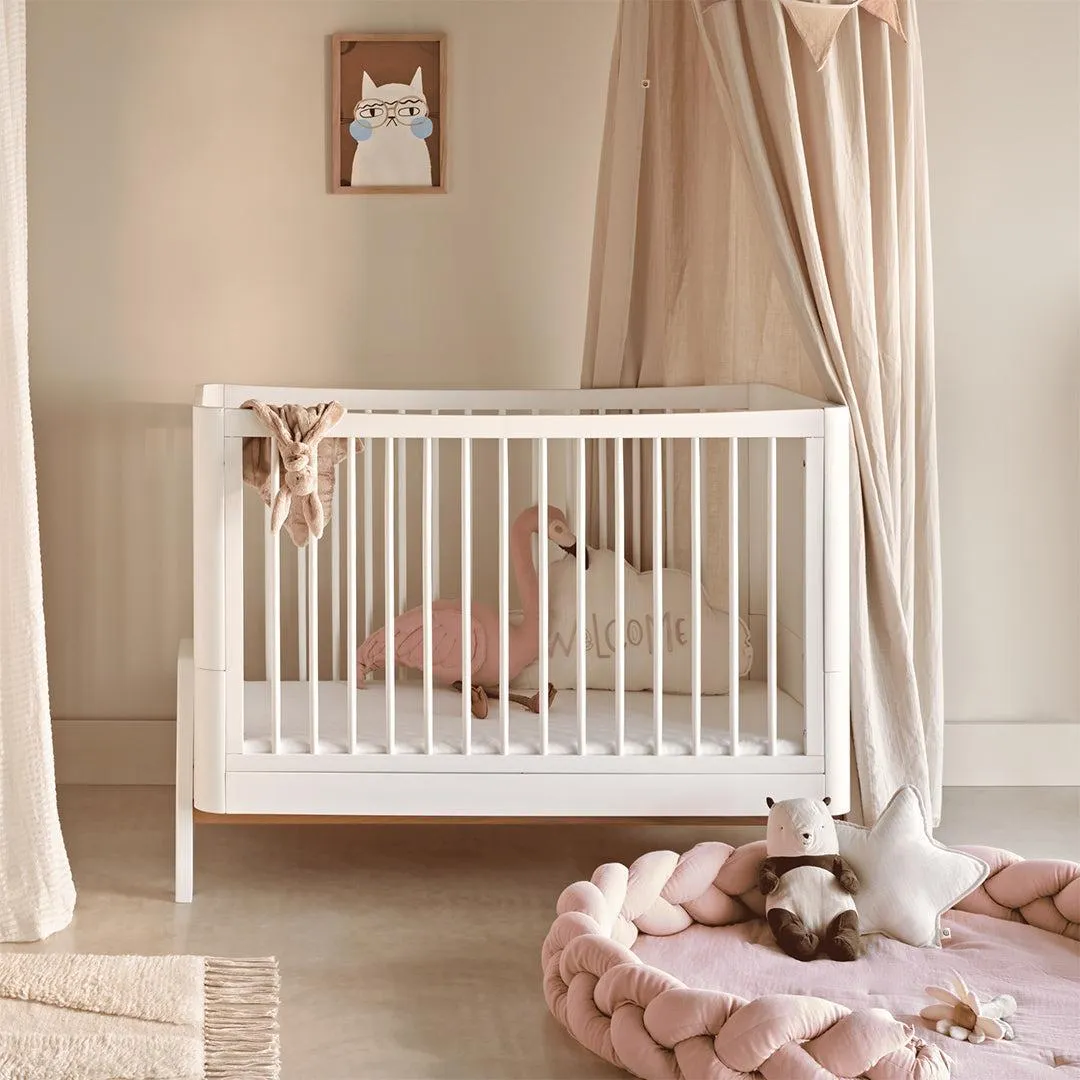 Gaia Baby Hera Cot Bed 'Studio Edit' - White