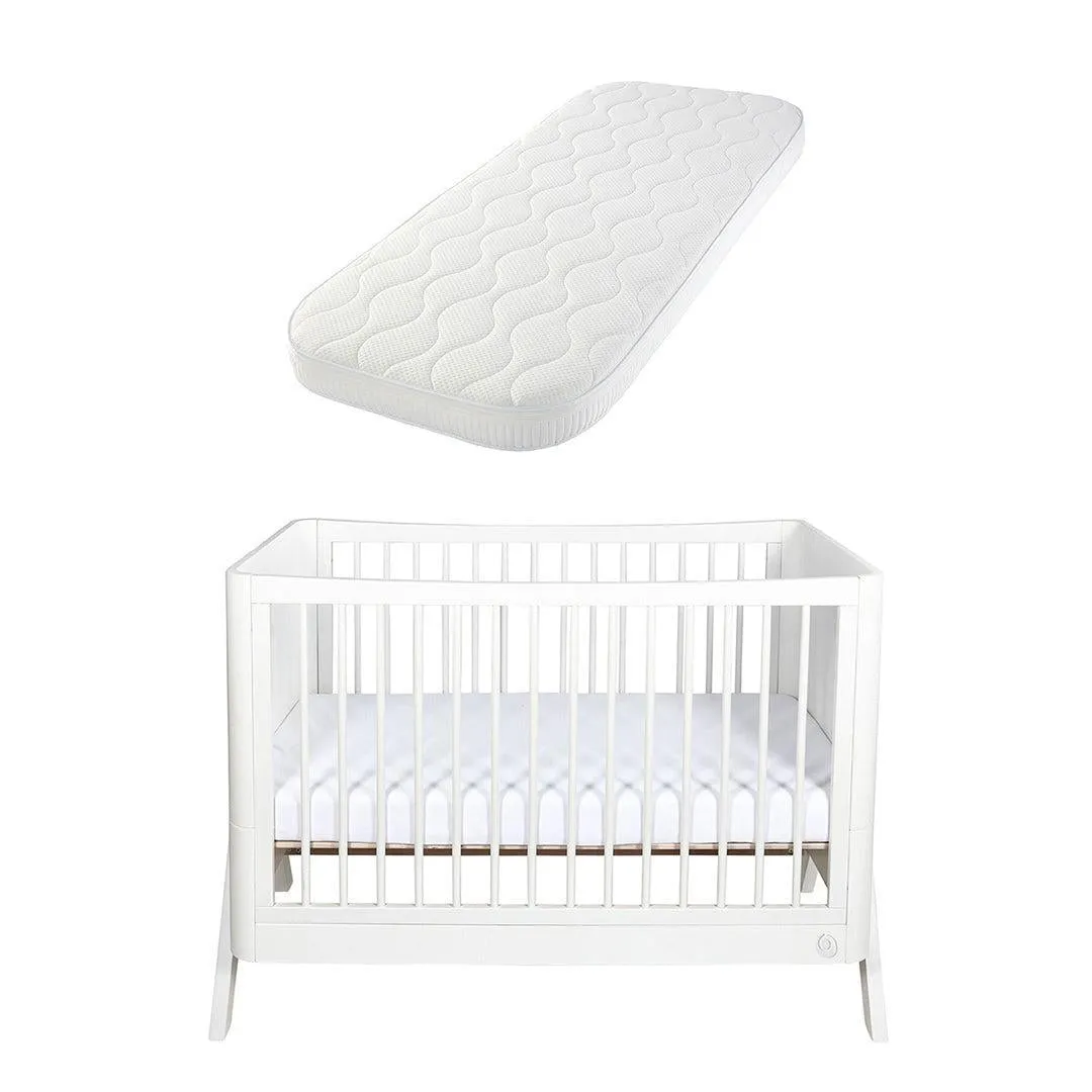 Gaia Baby Hera Cot Bed 'Studio Edit' - White