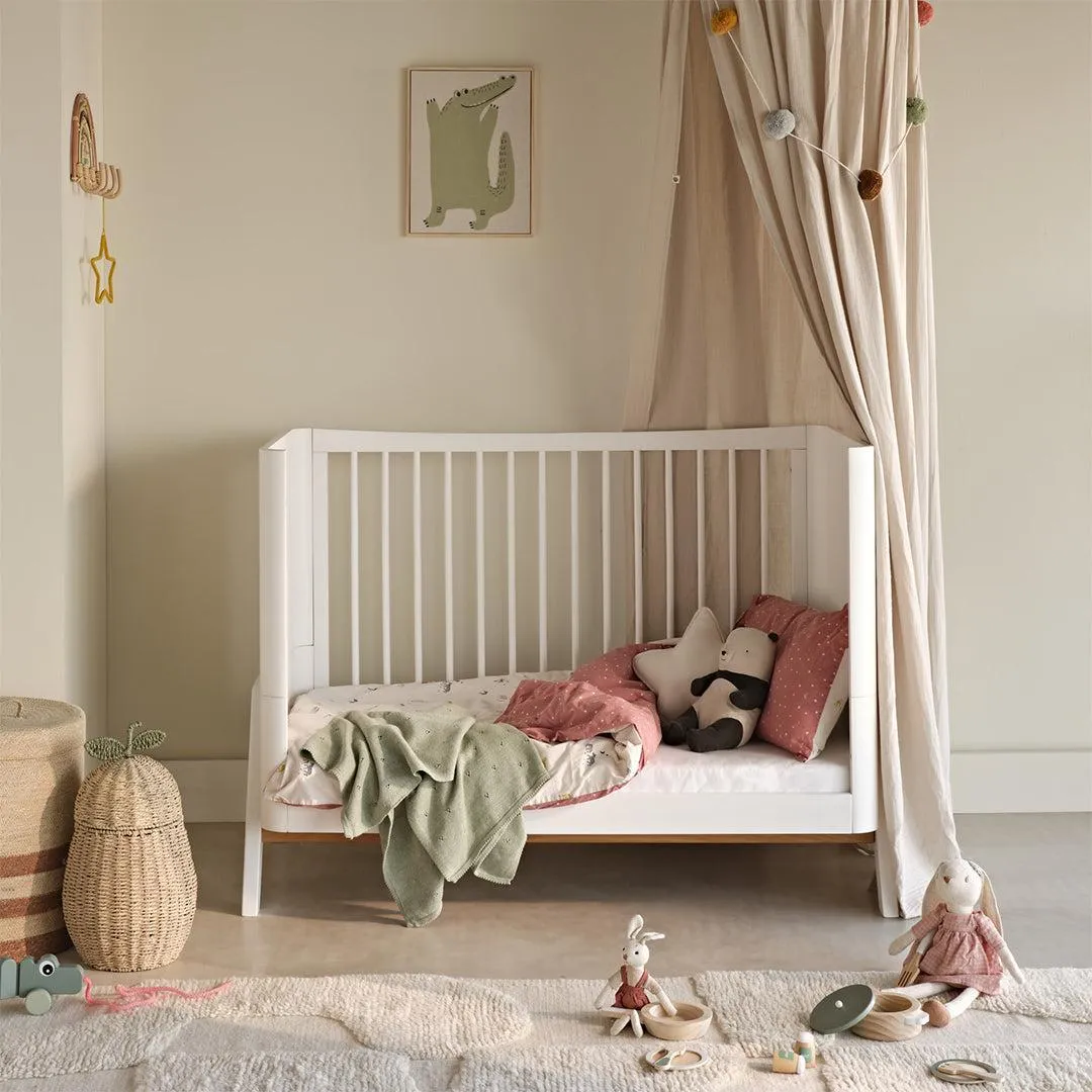Gaia Baby Hera Cot Bed 'Studio Edit' - White