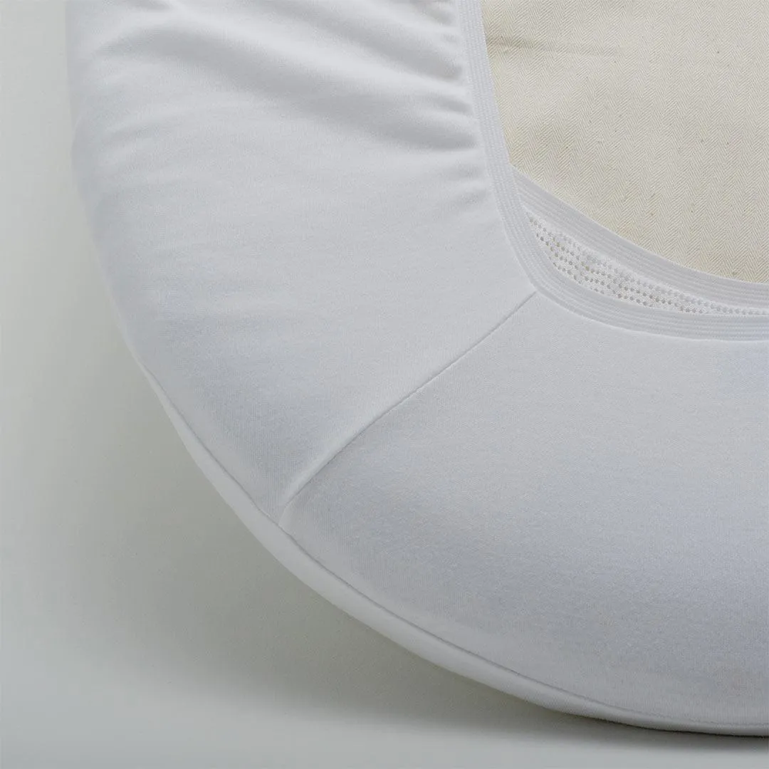 Gaia Baby Serena Co-Sleeping Crib Fitted Sheets - White - 2 Pack