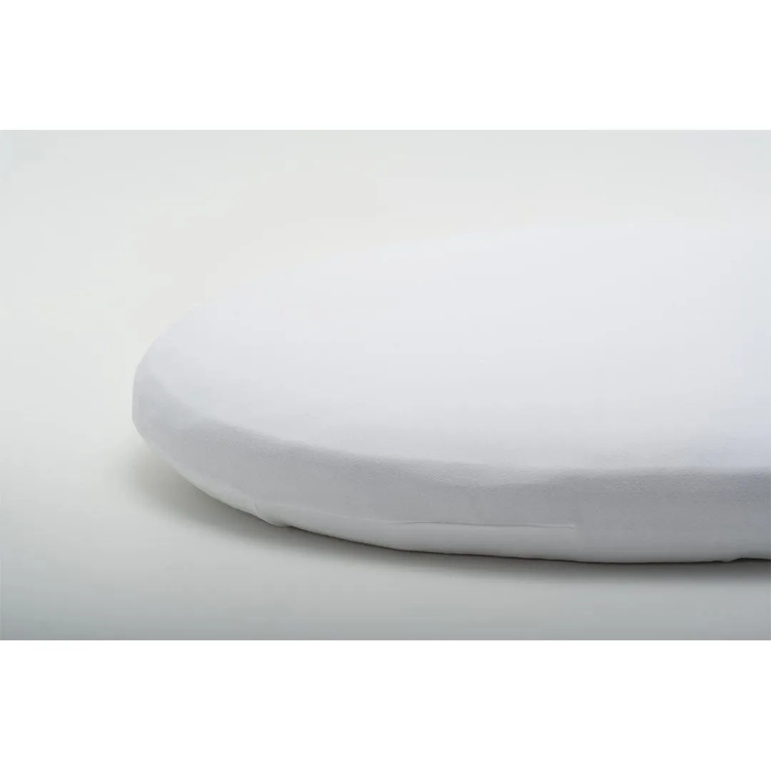 Gaia Baby Serena Co-Sleeping Crib Fitted Sheets - White - 2 Pack