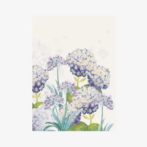 Garnier Thiebaut | Jardin D'Hortensias Bleu Kitchen Towel
