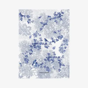 Garnier Thiebaut | Voliere Bleu Kitchen Towel