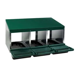 Gaun Plastic Tray for Laying Nest with 3 Compartments