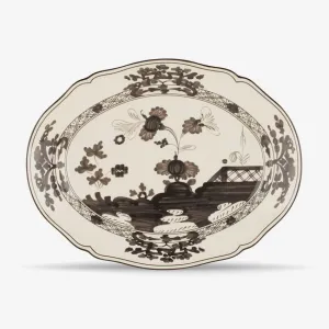 Ginori 1735 | Oriente Italiano Oval Flat Platter - Albus