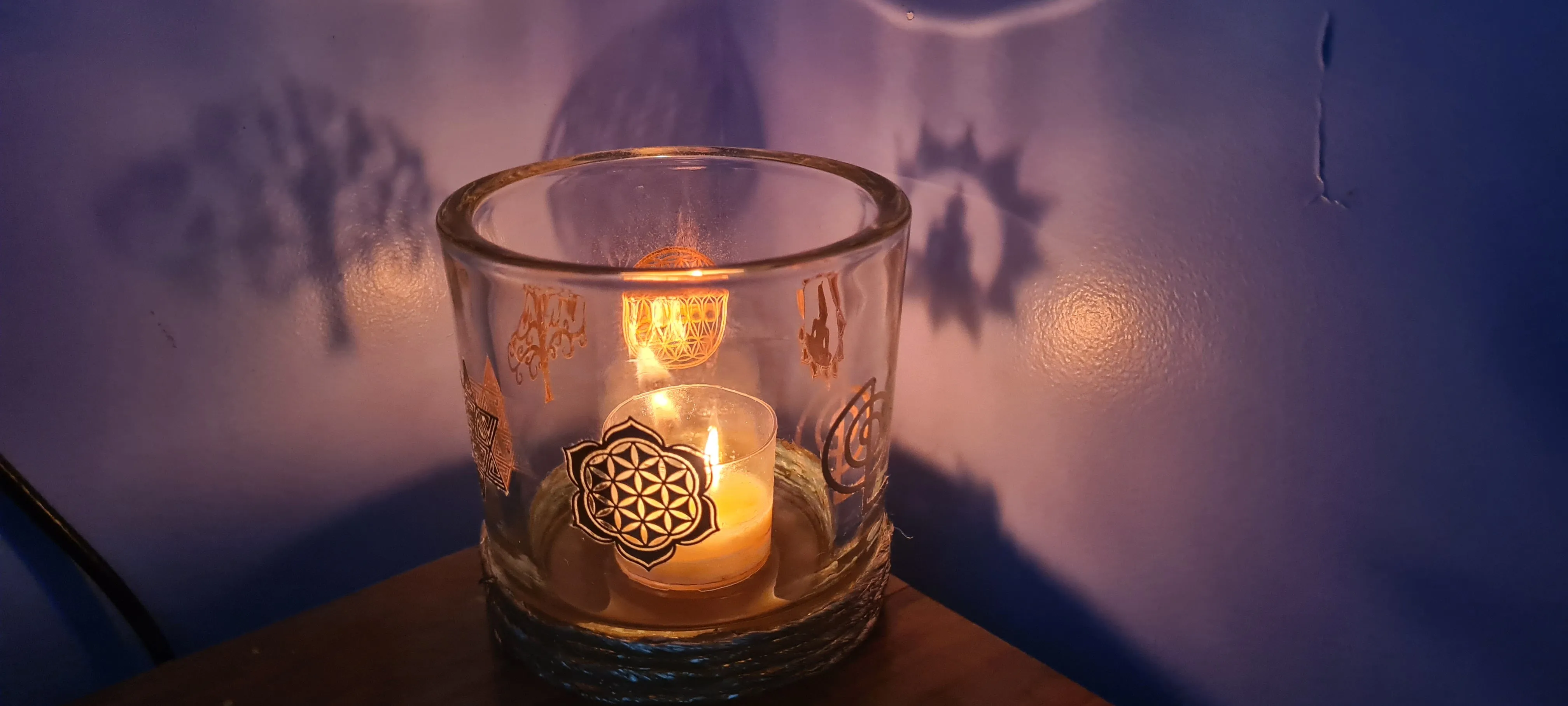 GOLD CANDLE HOLDER-made by me