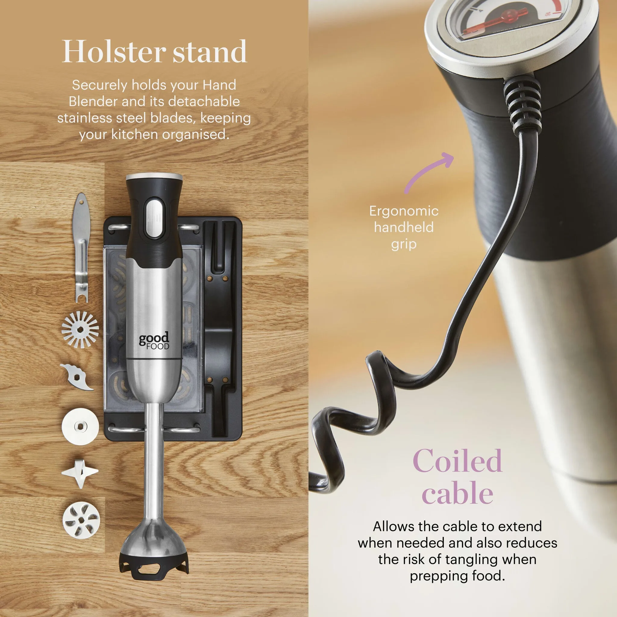 Good Food by Tower 5 in 1 Digital Hand Blender