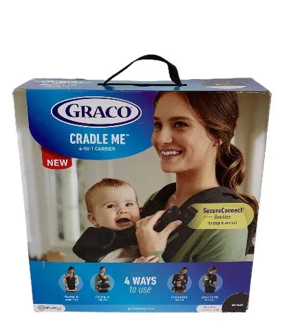 Graco Cradle Me 4-in-1 Baby Carrier, Onyx Black