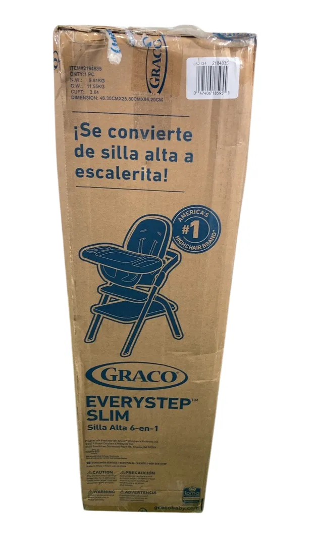 Graco EveryStep Slim 6-in-1 Highchair, Misty