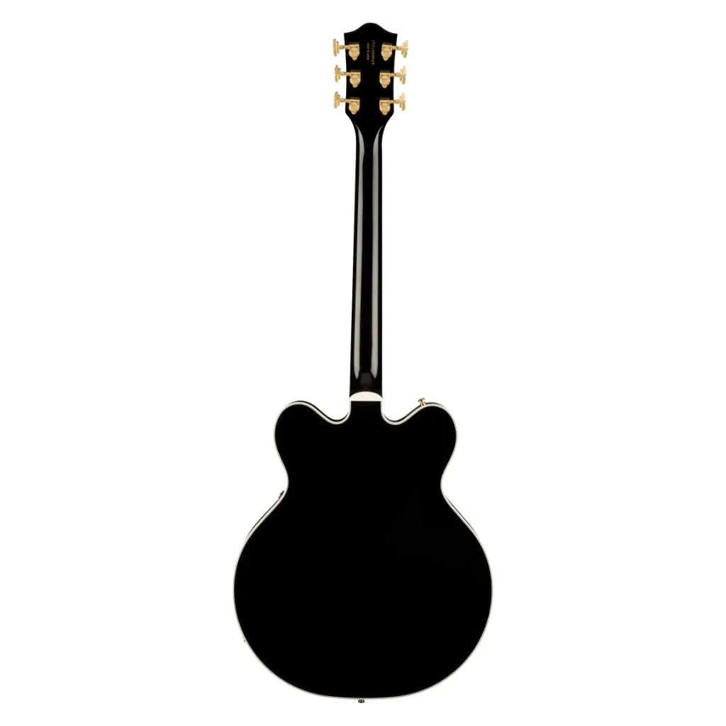 Gretsch - G6122TG Players Edition Country Gentleman Hollow Body with String-Thru Bigsby and Gold Hardware - Black