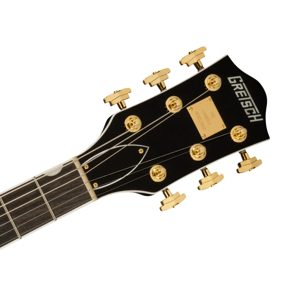 Gretsch - G6122TG Players Edition Country Gentleman Hollow Body with String-Thru Bigsby and Gold Hardware - Black
