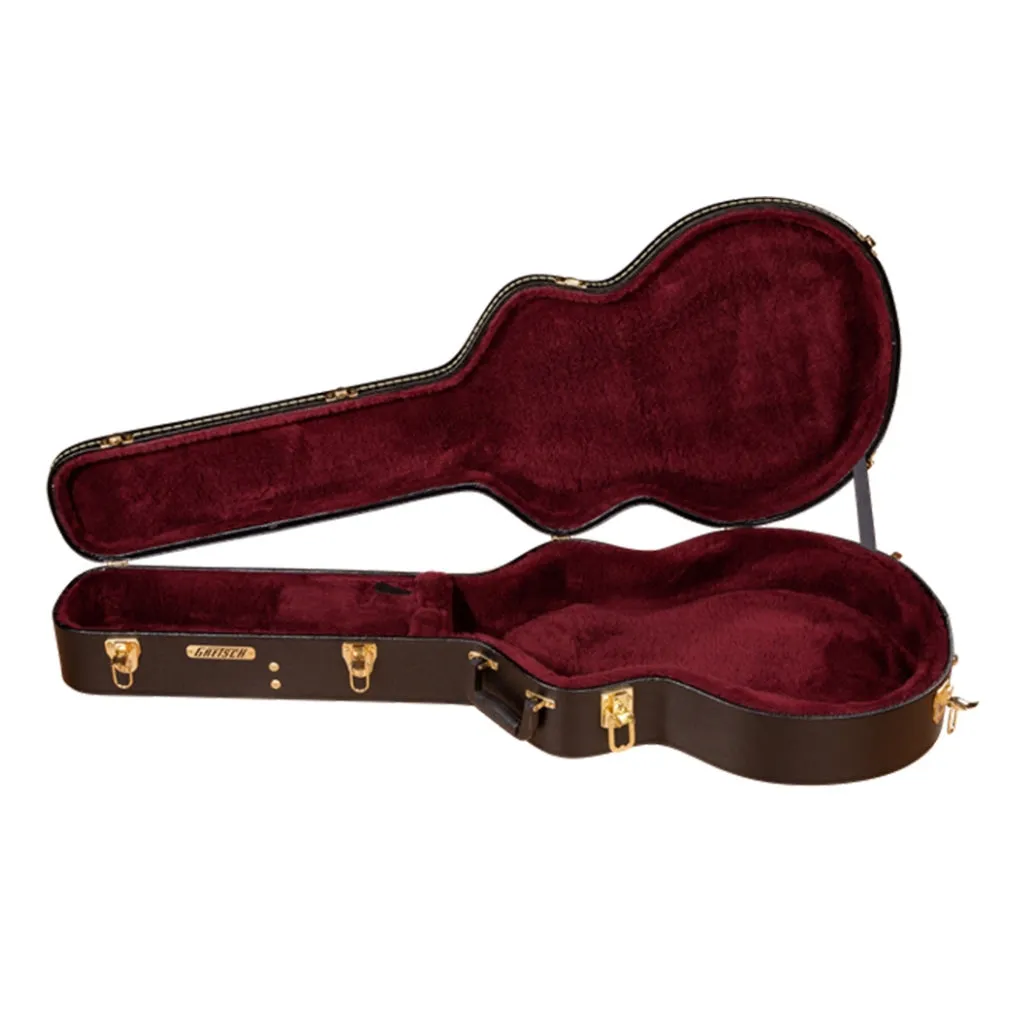 Gretsch - G6122TG Players Edition Country Gentleman Hollow Body with String-Thru Bigsby and Gold Hardware - Black