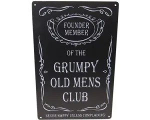 GRUMPY OLD MEN-A4 WALL ART