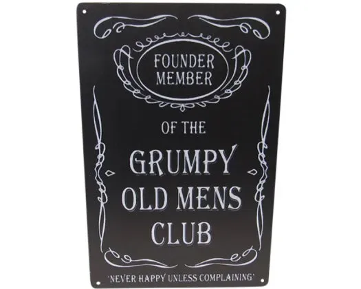 GRUMPY OLD MEN-A4 WALL ART
