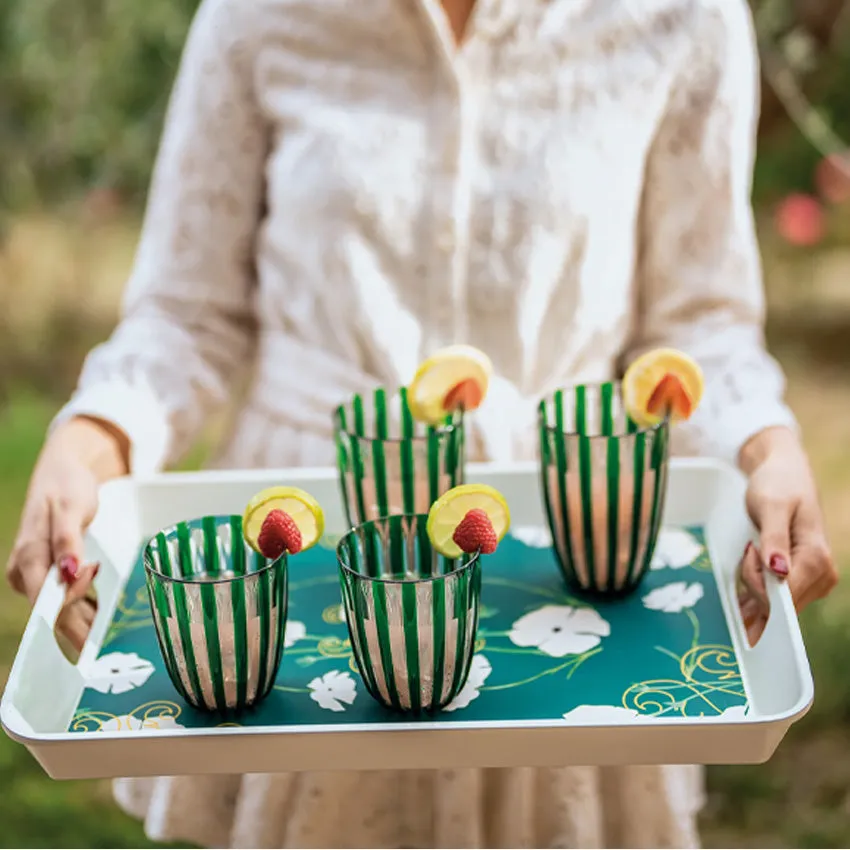 Guzzini | Fusion Rectangular Tray With Handle - Assorted