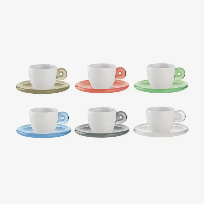 Guzzini | Gocce Espresso Cups With Saucers