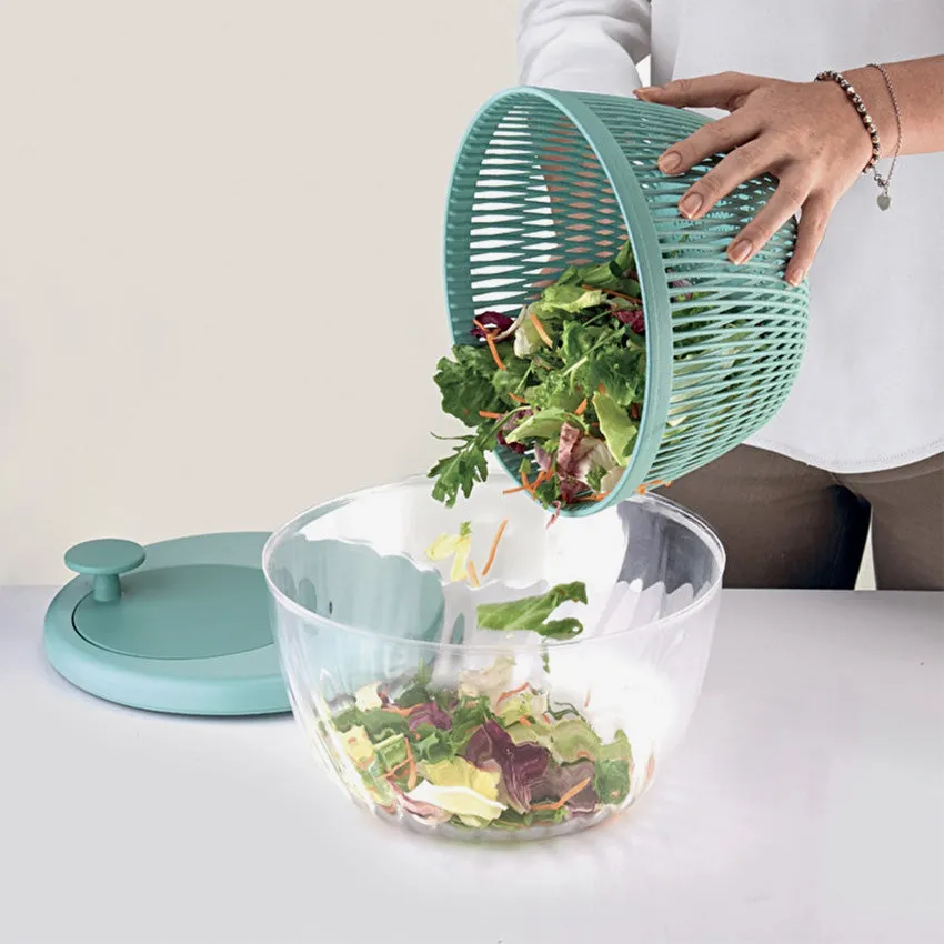 Guzzini | Spin & Store Salad Spinner With Lid