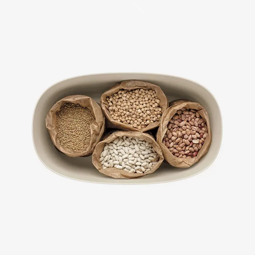Guzzini | Tierra Bread Bin with Bamboo Breadboard Top