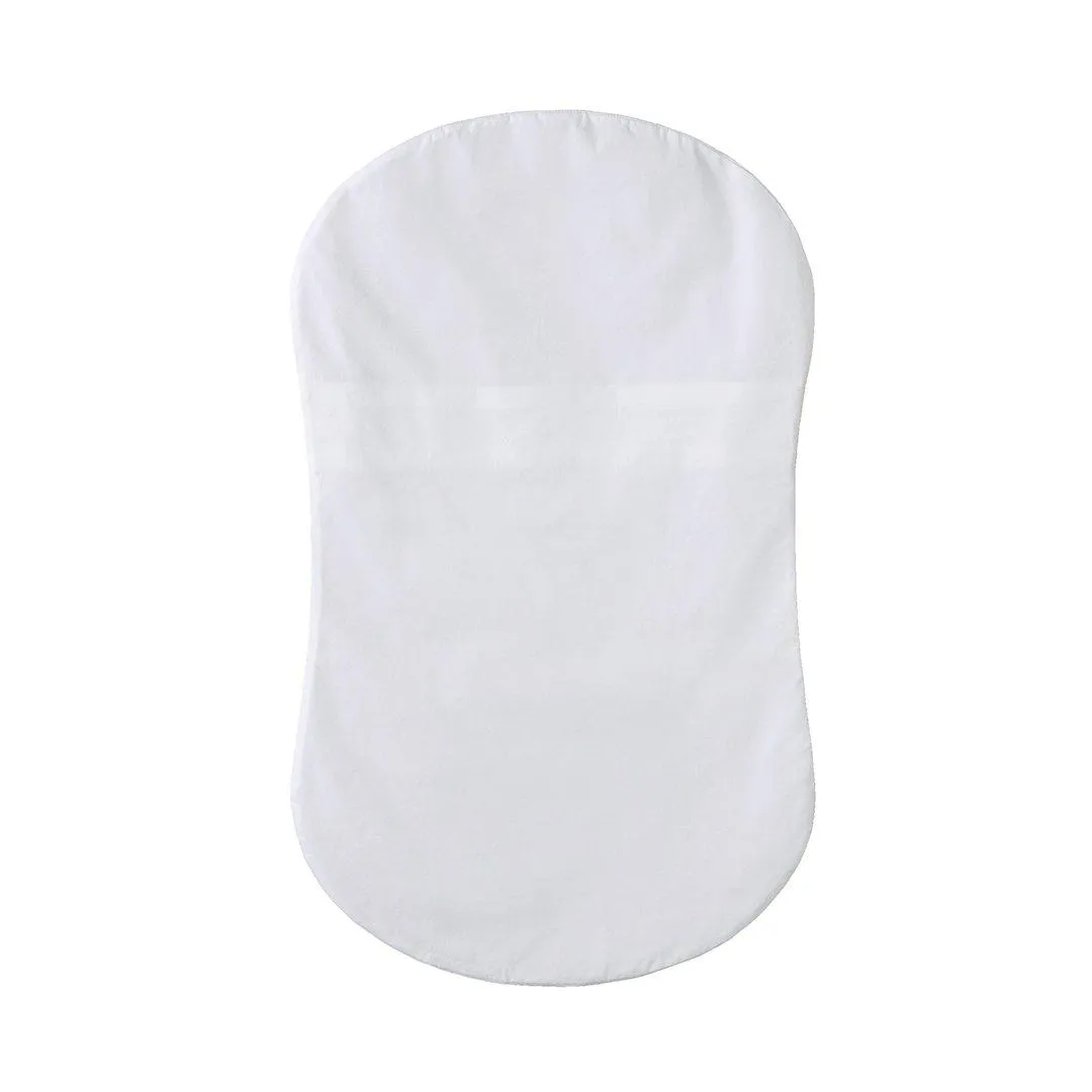 HALO BassiNest Fitted Cotton Sheet - White