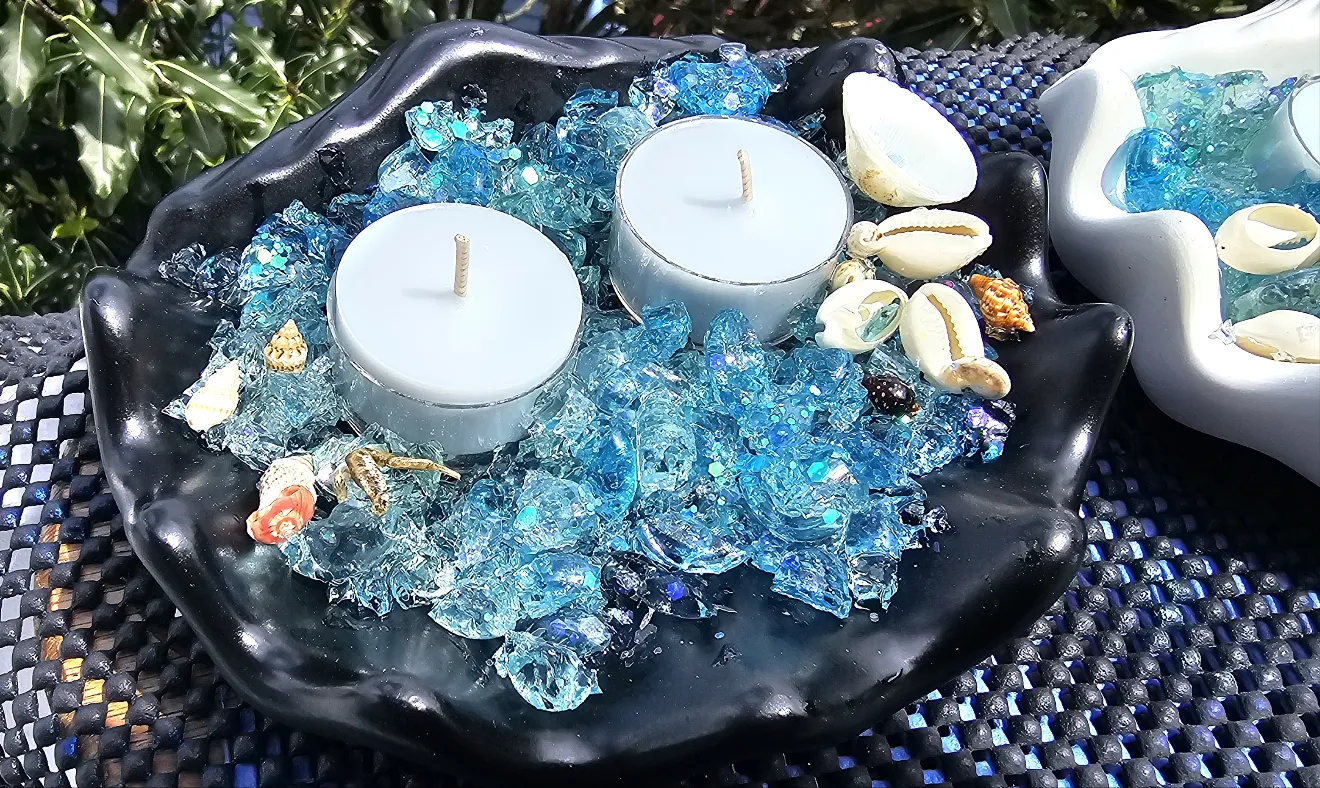 HANDMADE SHELL CANDLE