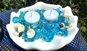 HANDMADE SHELL CANDLE