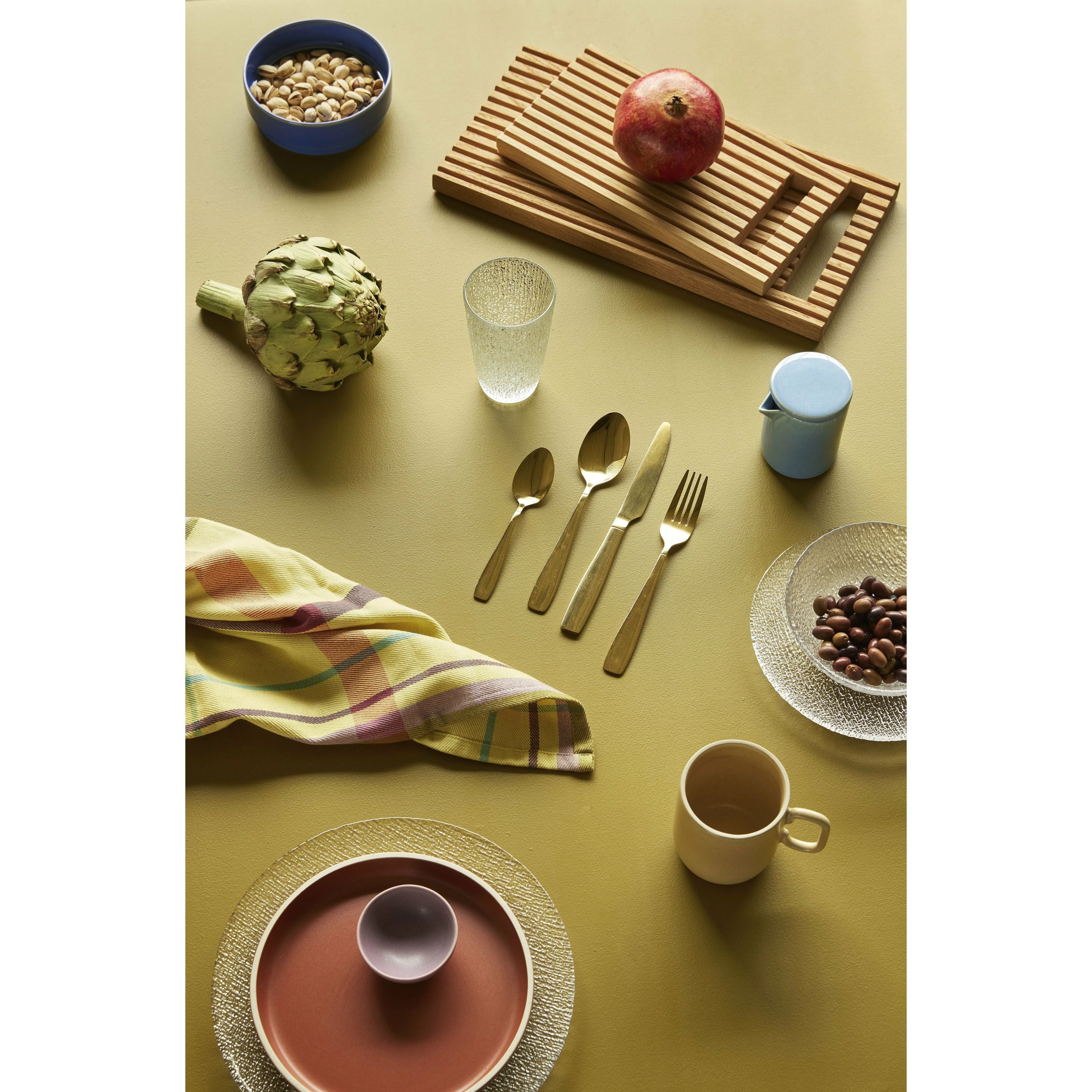 Hübsch Coffee Tea Towels (Set Of 2), Yellow