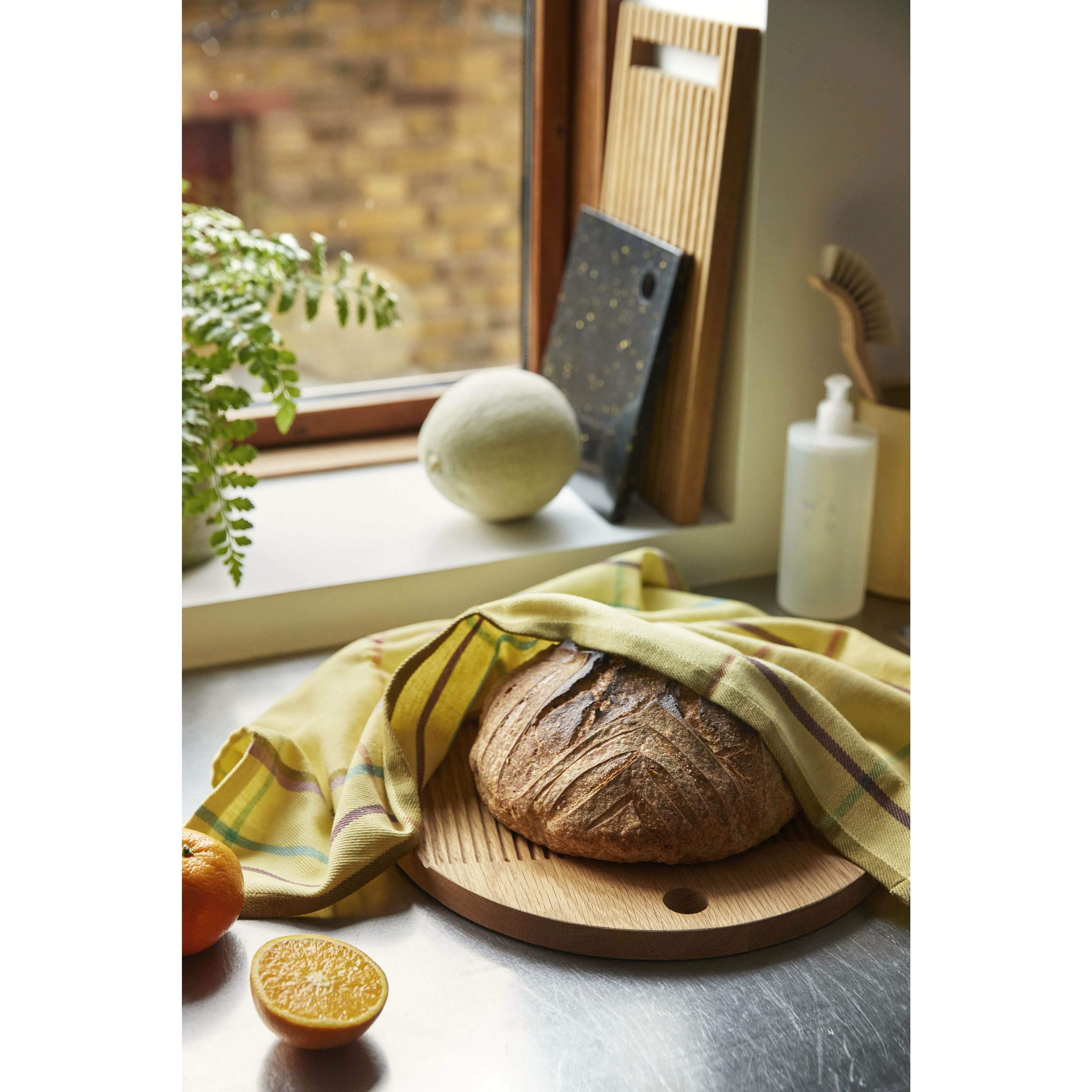 Hübsch Coffee Tea Towels (Set Of 2), Yellow