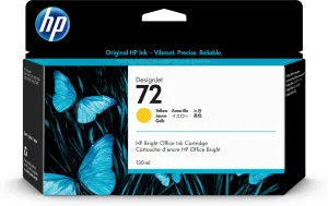 HP 72 130-ml Yellow DesignJet Ink Cartridge
