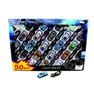 Huada Free Wheel Metal Car 50pc