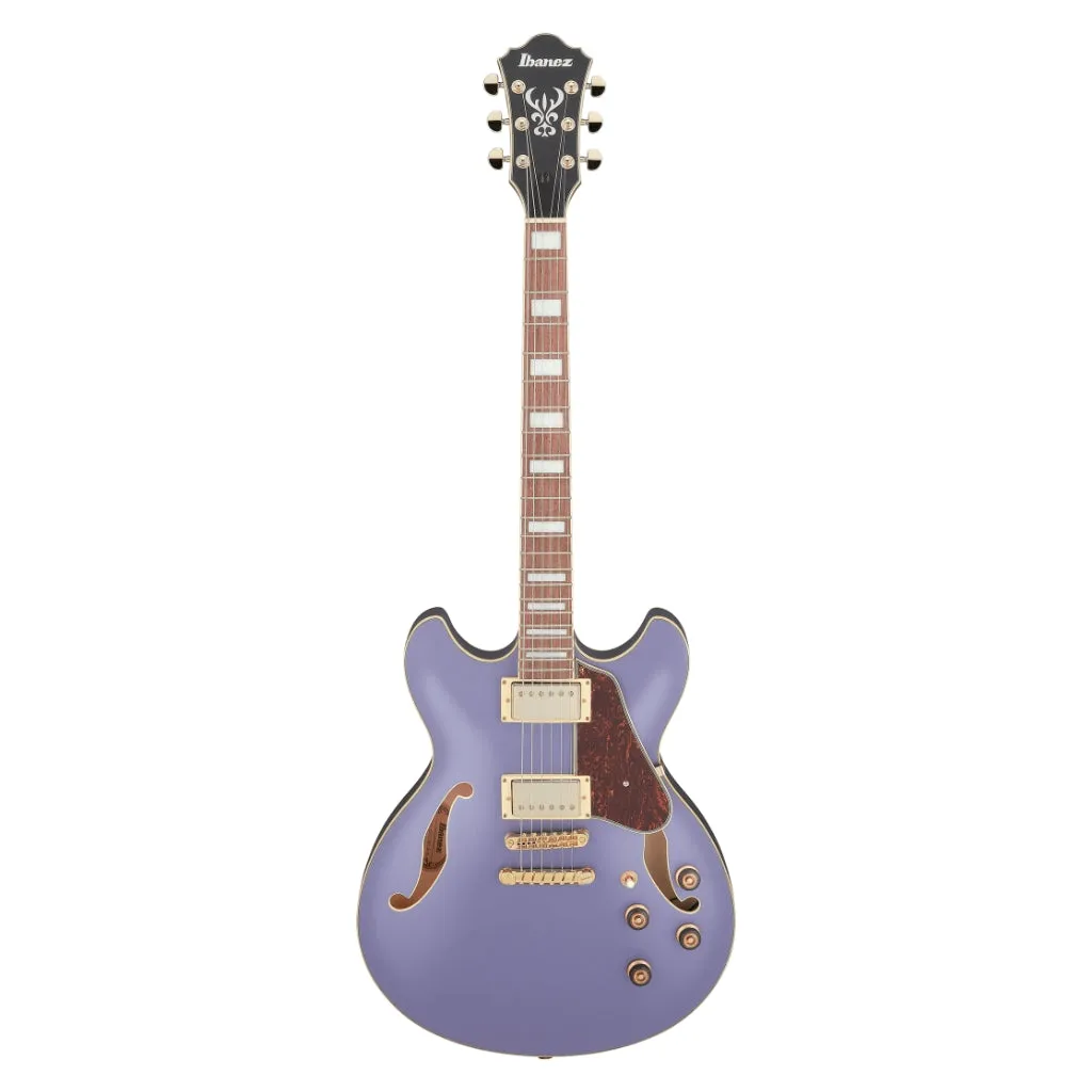 Ibanez AS73G Artcore Guitar - Metallic Purple Flat
