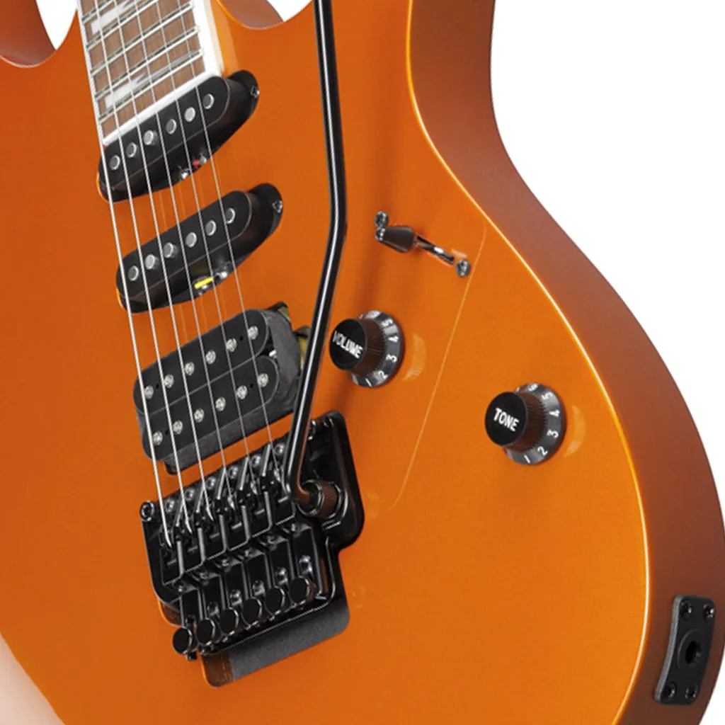 Ibanez RG460DX Meranti Body with Jatoba Fretboard - Orange Metallic